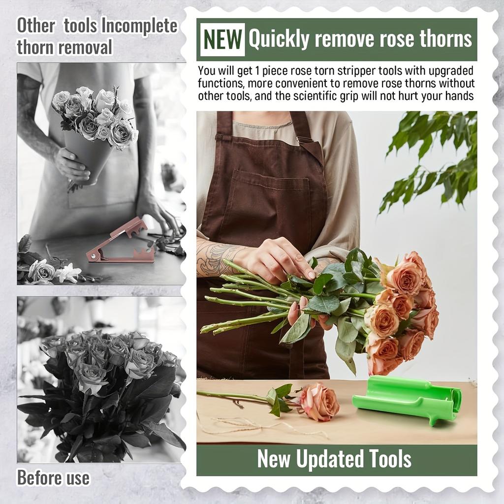 A Tool for Removing Thorns from Roses, Designed for Cleaning Rose Leaves