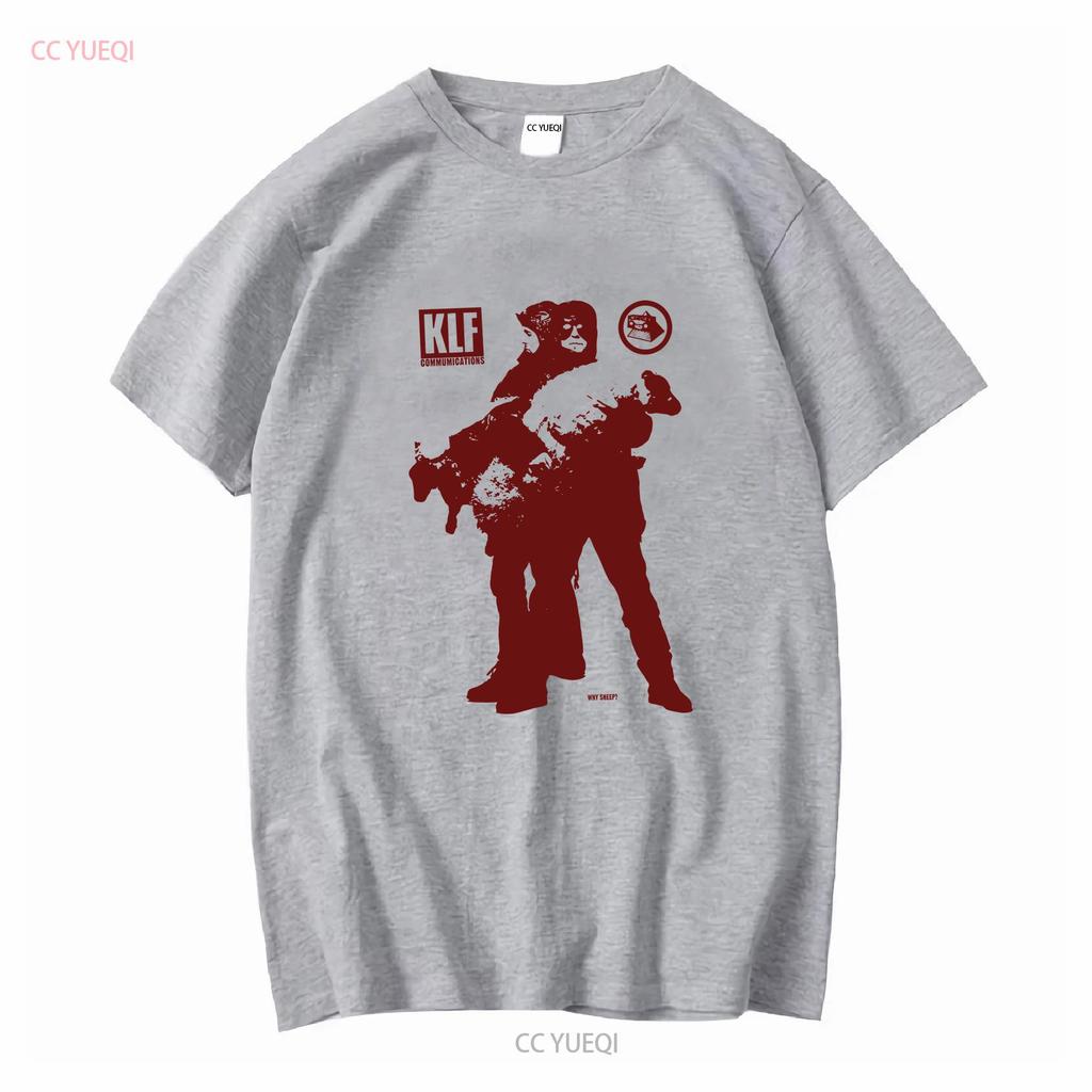 the KLF Why Sheep T Shirt s Vintage Style vintage Washed Soft Comfortable Breathable Casual fashion homme