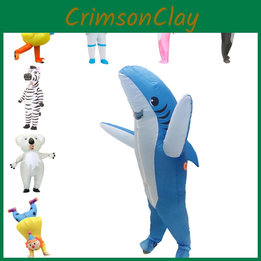 Flamingo Clown Shark Pig Koala Animal Inflatable Suit Cosplay Halloween Party