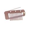5Pcs Wig Clip with Safety Pin 10-Teeth Hair Extension Snap Clip Heavy Duty Metal Invisible Wig Securing Comb Chunni Dupatta Setting Clip