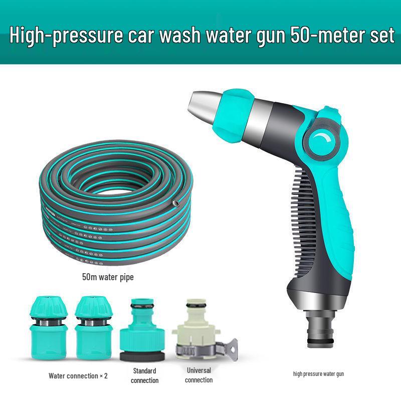 High-Pressure Car Wash and Garden Hose Nozzle Set