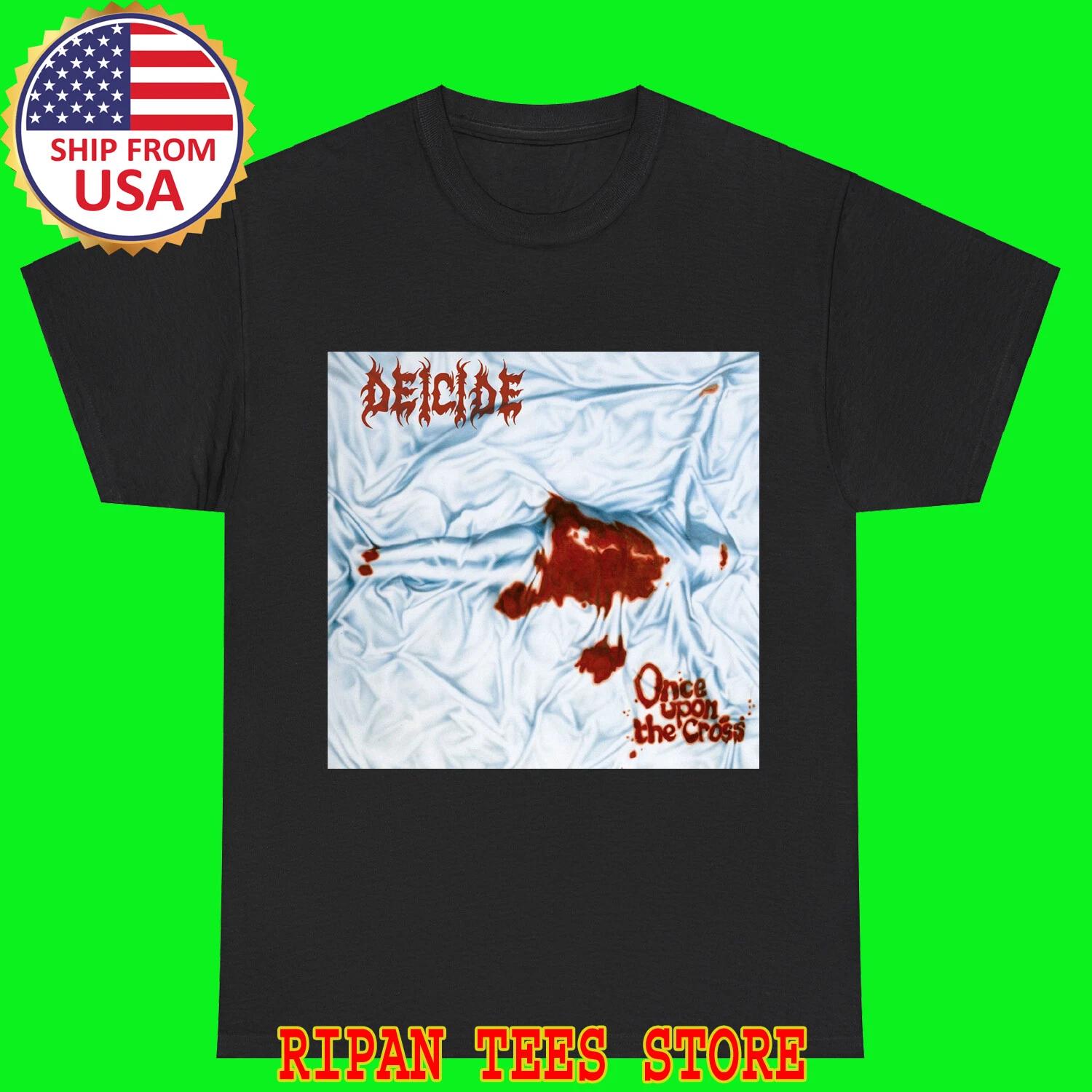 Deicide Black T-Shirt Tee Top Unisex S
