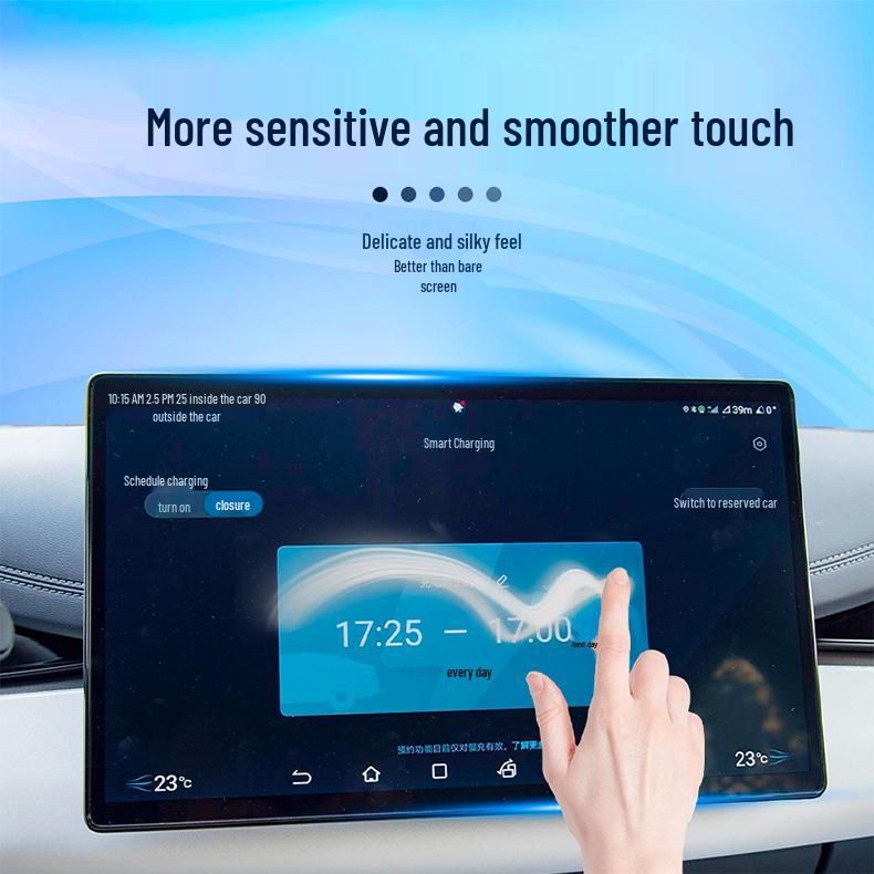 Navigation Screens and Interior Trim Tempered Glass for 26 Volkswagen Sagitar L Models