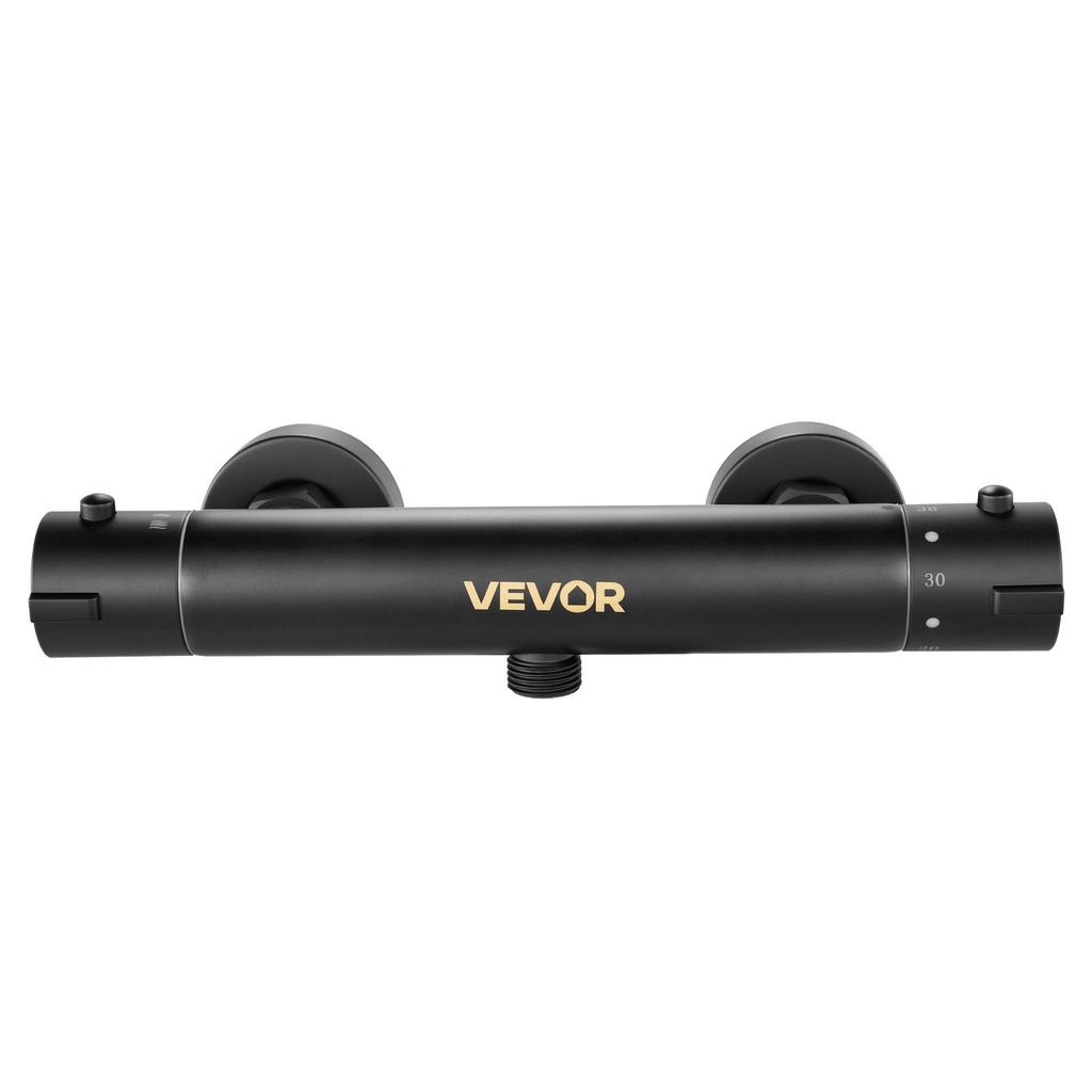 VEVOR Thermostatic Shower Faucet Valve, 38 Degrees C Secure Lock Thermostatic Shower Valve Trim Kit