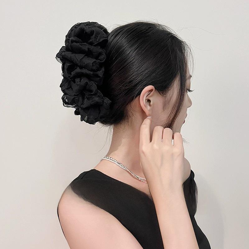 Extra Large Bow Hair Claw Clip - High-End 2025 Shark Style