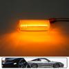Mingrui Test 2pcs Amber LED Side Marker Lights Ni.ssan 180SX JDM Spec 1989-1998 Front