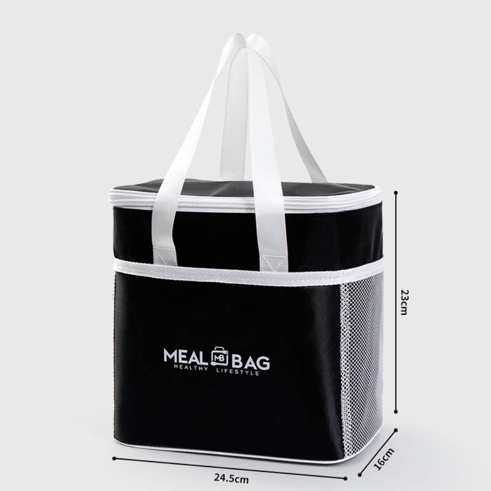 Portable Insulated Lunch Box Storage Bag Large Capacity Waterproof&Dustproof Picnic Handbag Food Thermal Bag