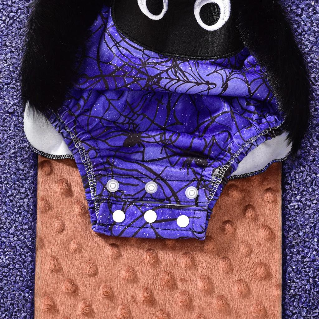 Baby Halloween Katze Print Strampler Kleid Kostüm