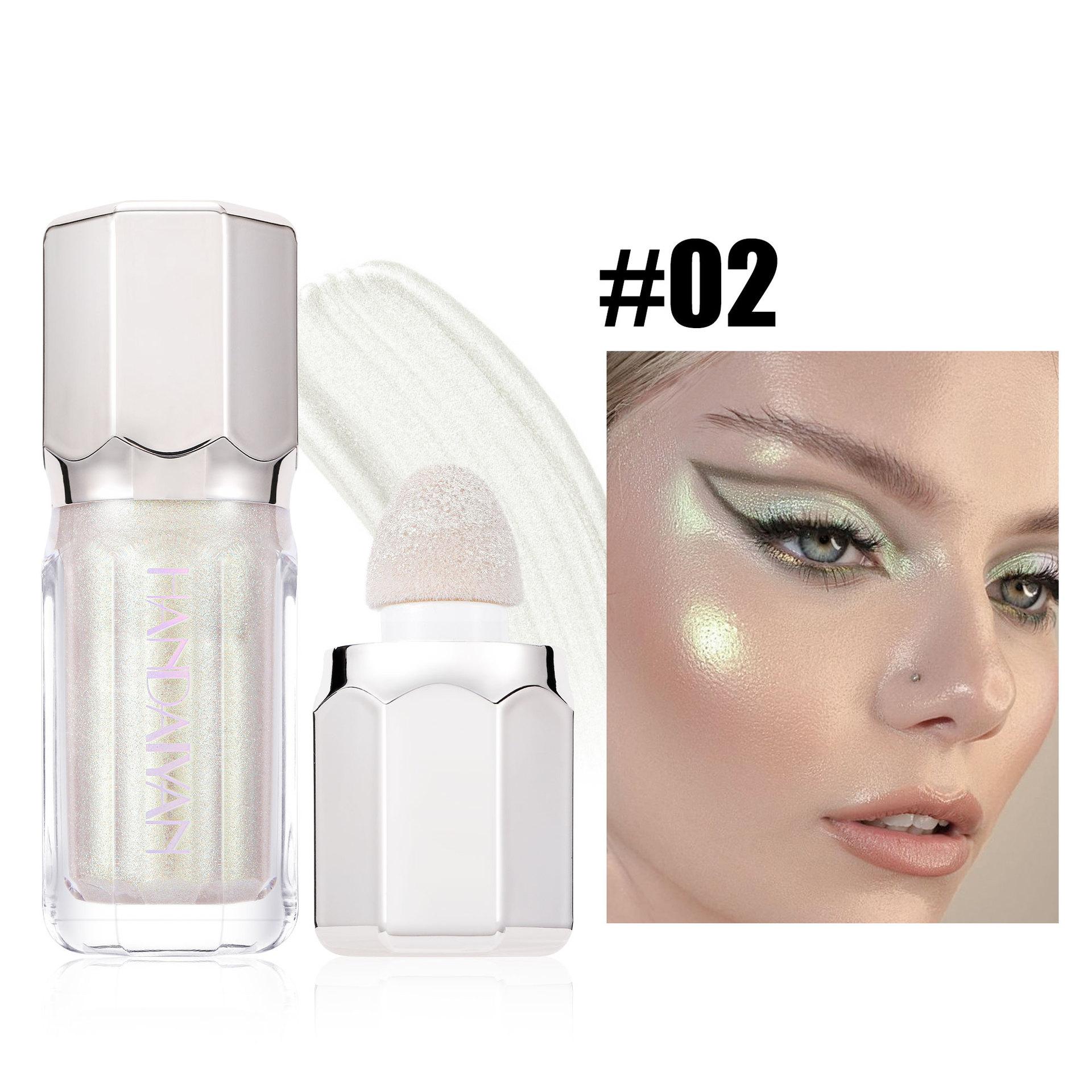 

Мерцающий жидкий хайлайтер стик макияж для лица бронзер кремовые румяна тинт контуринг хайлайтер карандаш женщины тело сияющий косметический