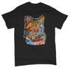 If Cats Could Talk They Wouldn't Cute Dean Russo T-shirt Colorful Neon Pattern Design Gorgeous Pet Kitten Cat Lady Men's Tee
