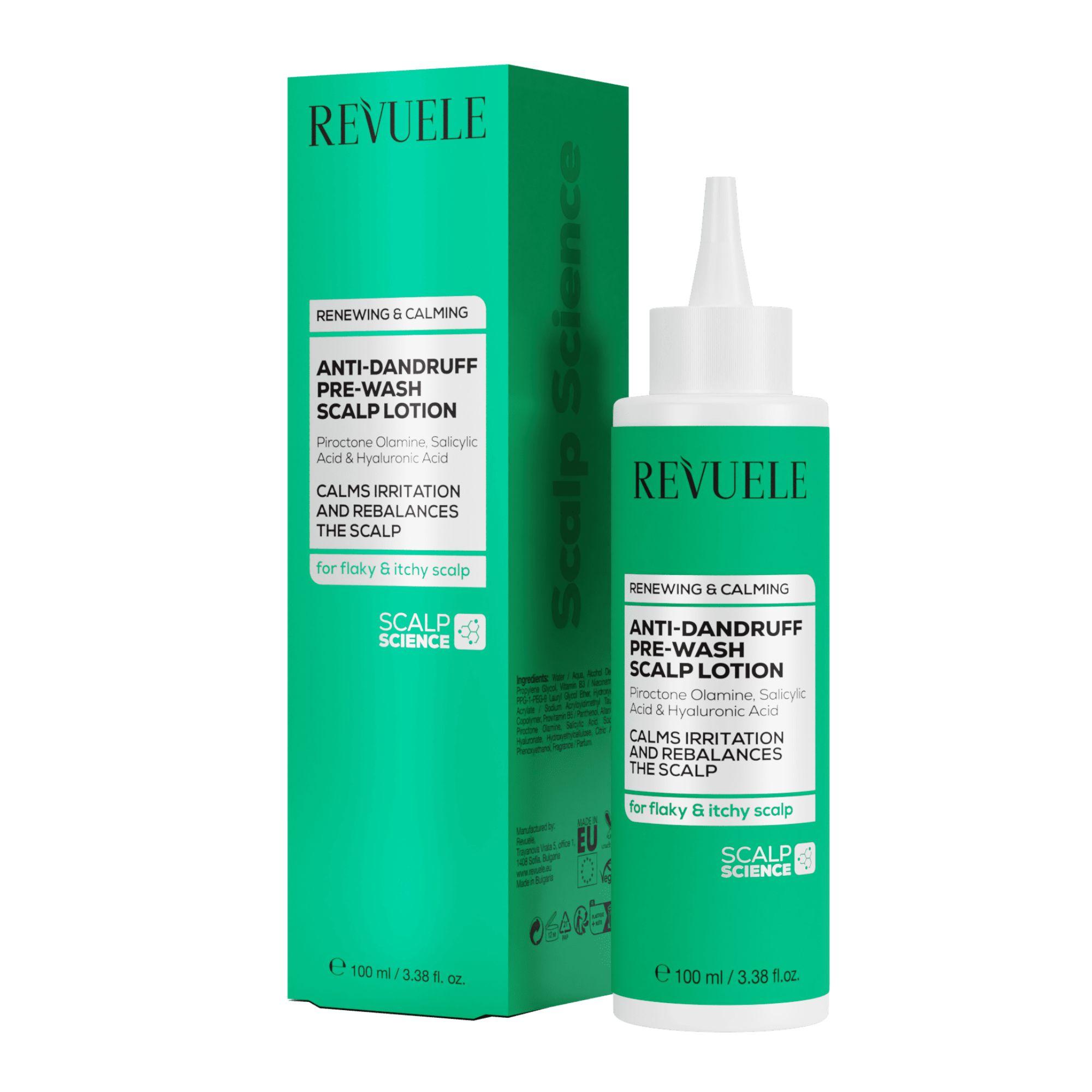 

Легкий пре-пилинг для кожи головы против перхоти Anti-Dandruff Revuele 100 мл