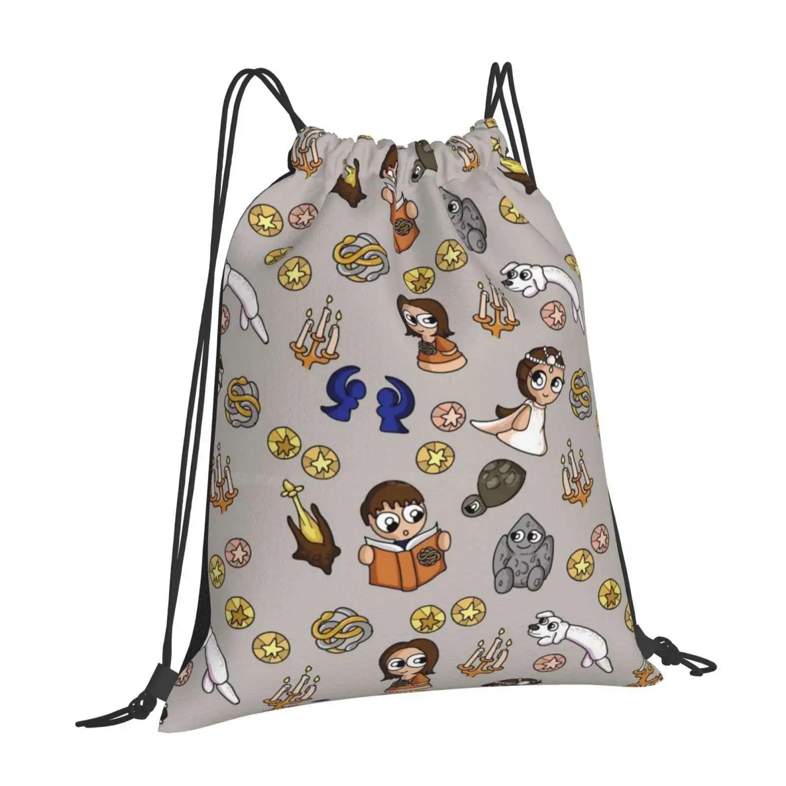 Neverending Story Bits Pattern Design Bagpack School Bags The Neverending Story The Never Ending Story Atreyu The Childlike OneSize