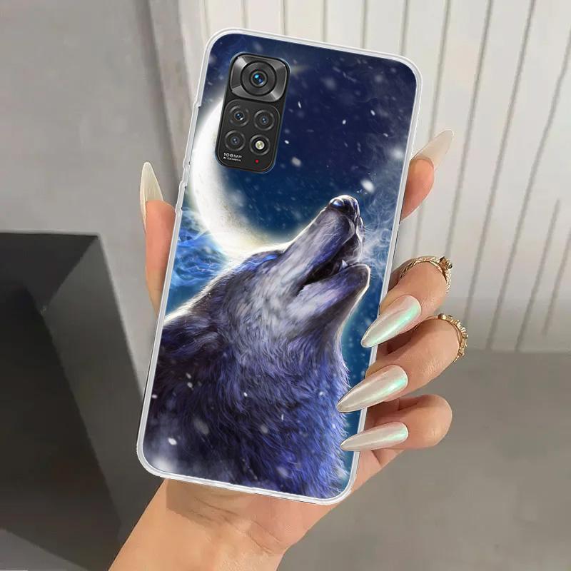 Angry Animal Wolf Fierce Phone Case for Xiaomi Redmi Note 15 14 14S 13 12S 12 Pro 11S 11 Plus 11T 11E 10S Soft Funda Print Shell