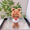 Brown Lovable Butterbera Bear Plush Toy Extra Soft With Convenient Keychain