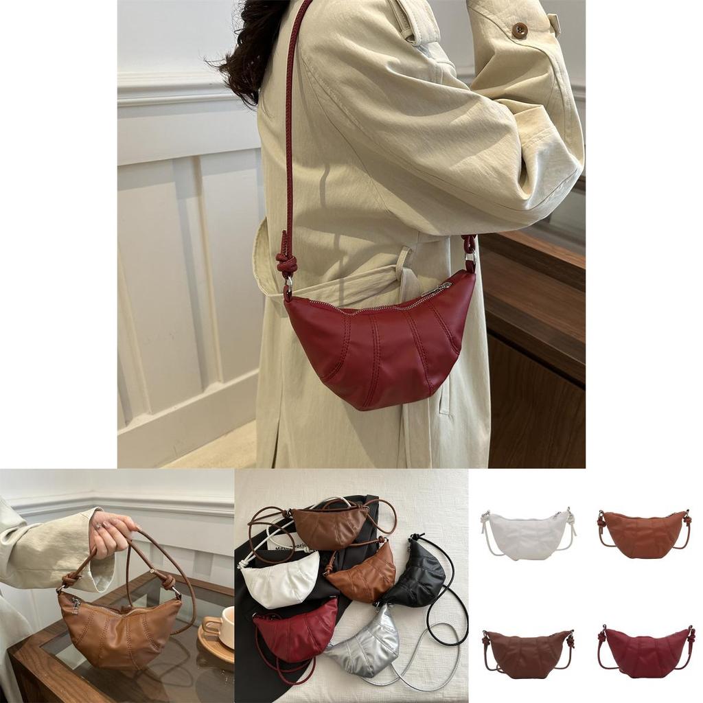 Chic French Style Pu Doughnut Bag For Women In Autumn 2024 Perfect For Casual Outfits
