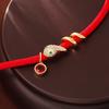 Chinese Zodiac Snake Red String Bracelet: Festive, Romantic, Ethnic Style Hand Ornament