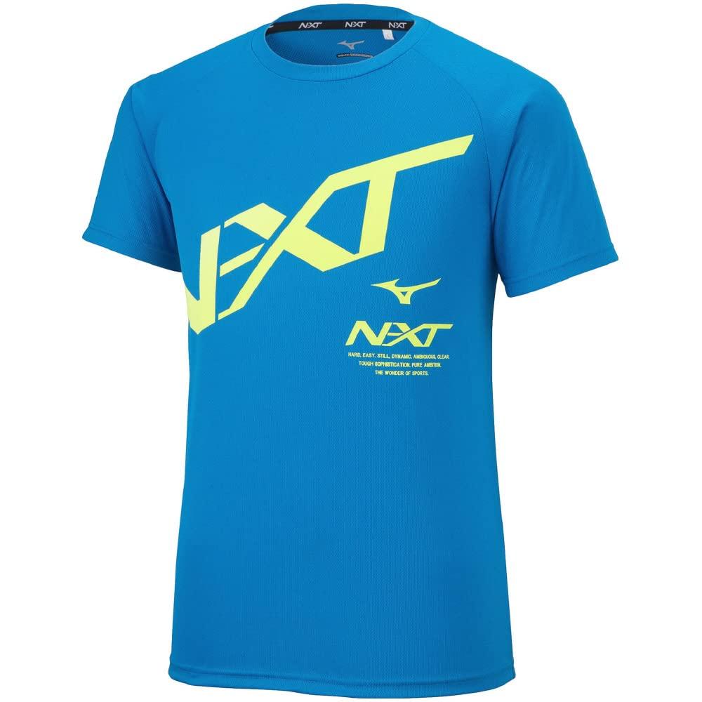 

Mizuno Training Short Sleeve Slim Diva Size 32JA2215 N-XT Wear, T-Shirt, Moisture-Wicking, Quick-Drying, Fit, Men s Blue, XL,