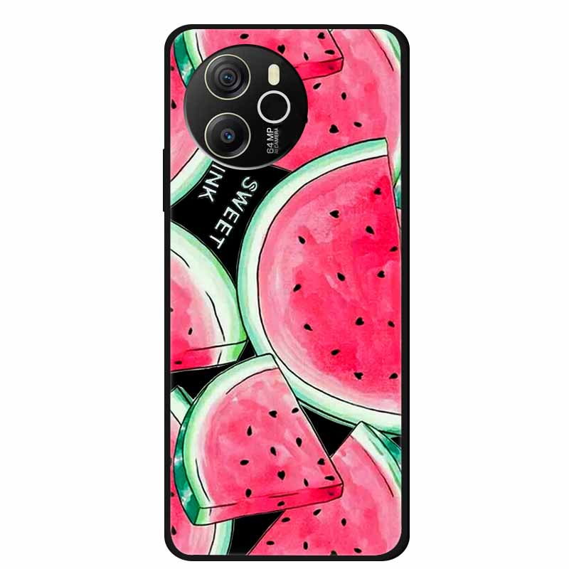 Coque For Blackview Shark 8 Case Cute Cartoon Black Silicone Soft Phone Cases For Blackview Shark 8 Back Cover Case Shark8 Funda