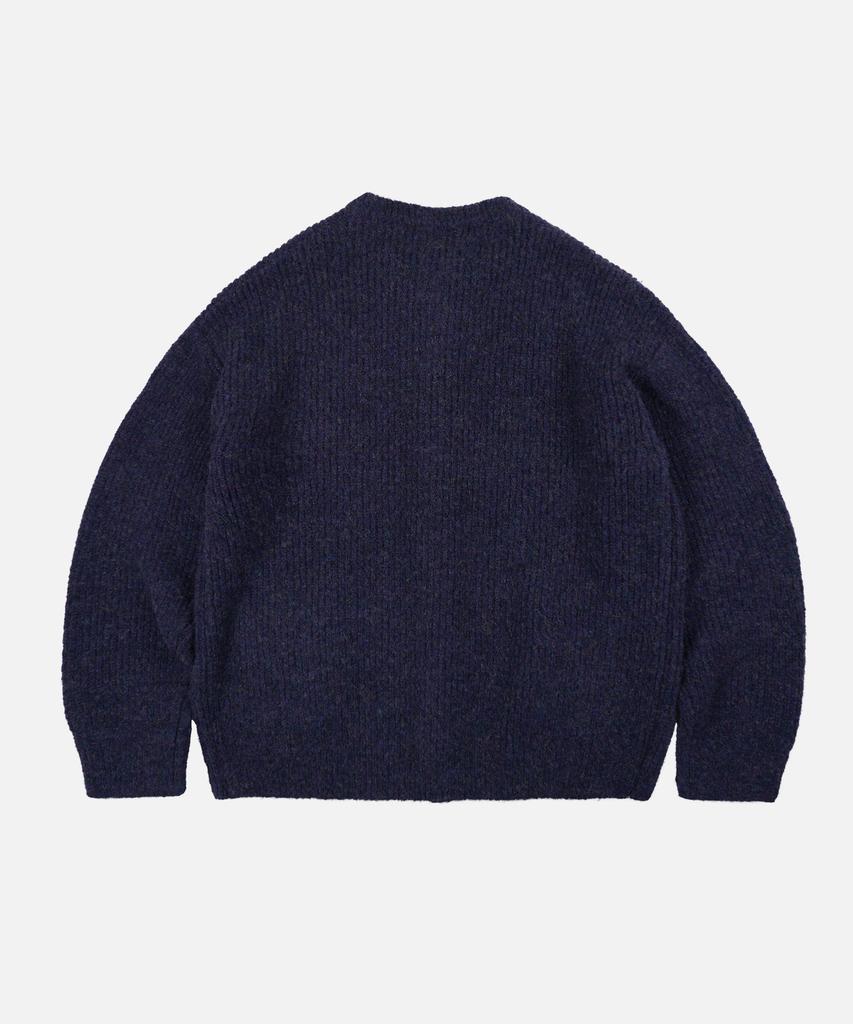 Frizmworks Brushed Wool Round Cardigan _ Purple