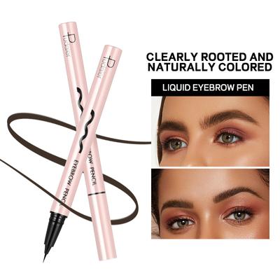 Matita per sopracciglia impermeabile marrone nero per modellare le sopracciglia Matita per sopracciglia liquida Tinta per sopracciglia ultra fine a lunga durata Trucco per sopracciglia Cosmetici