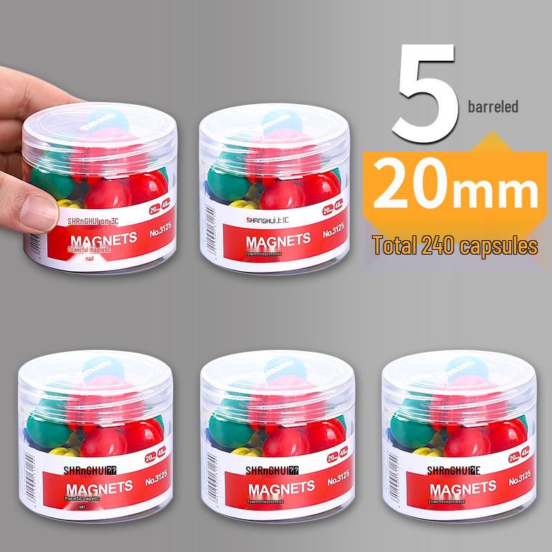 Colorful Round Magnetic Chalkboard Stickers with Strong Magnets for Whiteboards