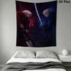 Devil May Cry Wall Tapestry Aesthetic Wall Hanging Printed Fabric Blanket Decorative Tapestries for Bedroom Living Room Home Decor