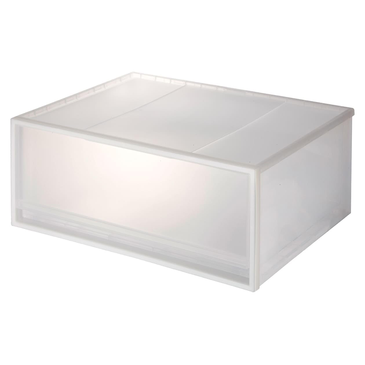 

MUJI Polypropylene Storage Case Wide Medium Width 55 x Depth 44.5 x Height 24cm Set of 2 84835452
