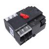 Dual Power Automatic Transfer Switch Uninterrupted ATS 3P 100A Din Rail Mount Toggle Controller PV Mains Supply