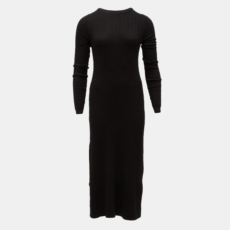 Robe maxi maille torsadée col rond Femme BILL TORNADE