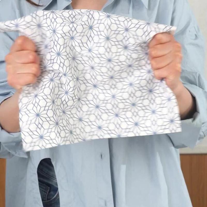 40Pcs/Roll Kitchen Lazy Dishcloth Rag Reusable Cleaning Cloths Strong Absorbent Thicken Multi-Purpose Non-Woven Towel