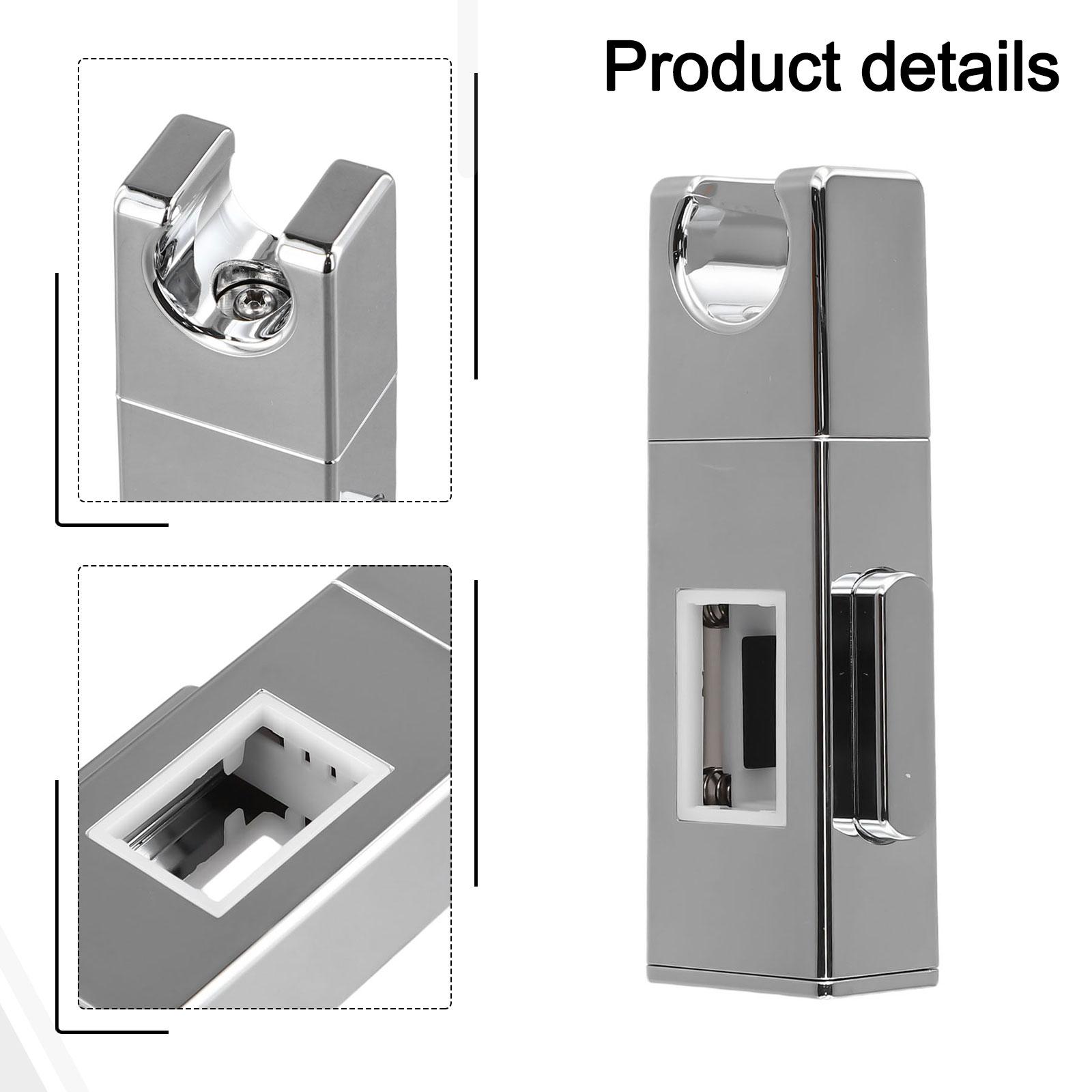 Adjustable Shower Holder Color Silver ABS Shower Bracket Height Adjustable Angle Adjustable Button Press Adjustment China Mainland