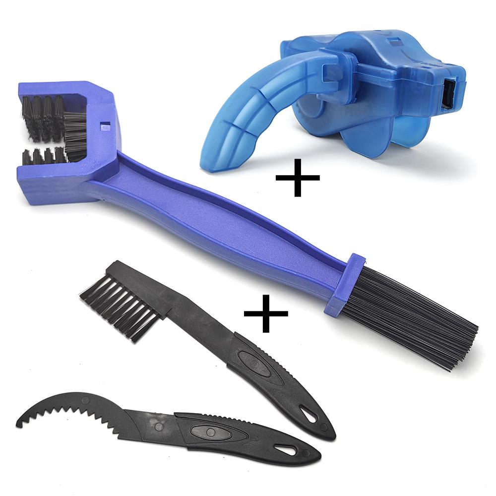 Motorcycle & Mountain Bike Chain Cleaning Set with Big Brush