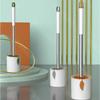 Toilet Brush Set Combination Brush Extended Leaf Double Color Base Set Toilet Dredging Tool