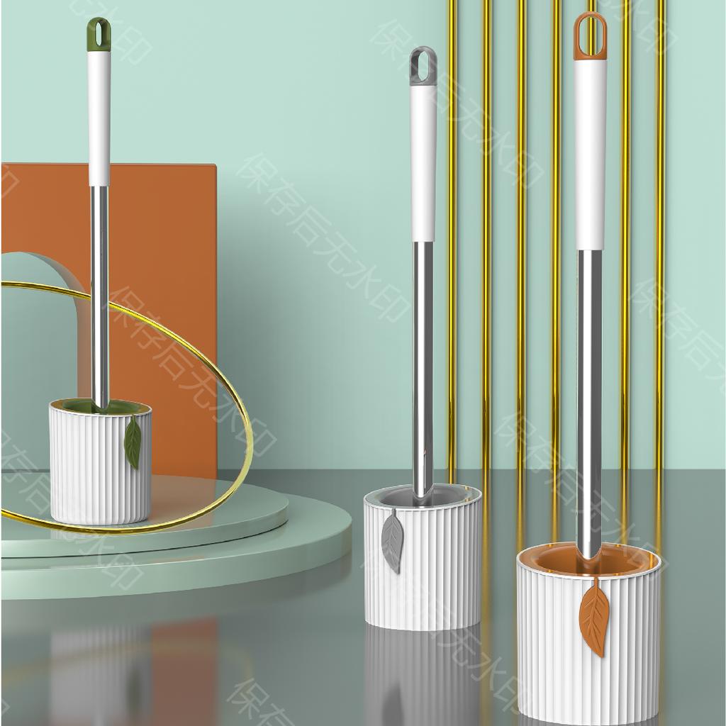 Sada WC štětky Kombinovaná štětka Prodloužená Lopatka Dvoubarevná Základna Sada Nástroj na čištění WC