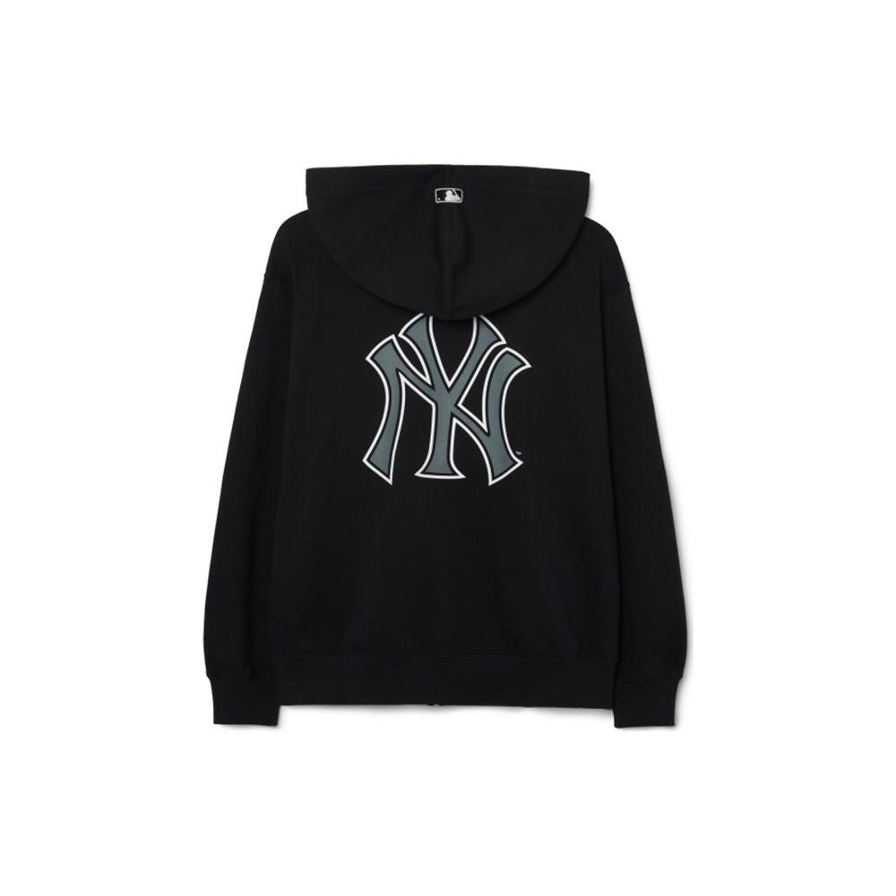 Толстовка MLB New York Yankees Унисекс Черная С Капюшоном Умеренная Кардиган 3ATRB0231-50BKS S