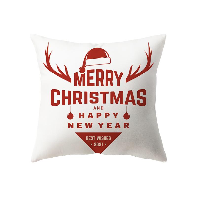 Χριστουγεννιάτικη Διακόσμηση Χριστουγεννιάτικο Θέμα Εκτύπωση Σχέδιο Κάλυμμα Μαξιλαριού Διακόσμηση Σαλονιού Σπιτιού Κάλυμμα Μαξιλαριού Μαξιλάρι