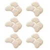 12Pcs Self-Adhesive Heel Cushion Pads for Pain Relief Anti Wear Foot Care Protector Gel Insoles Patch Cracked Heel Support