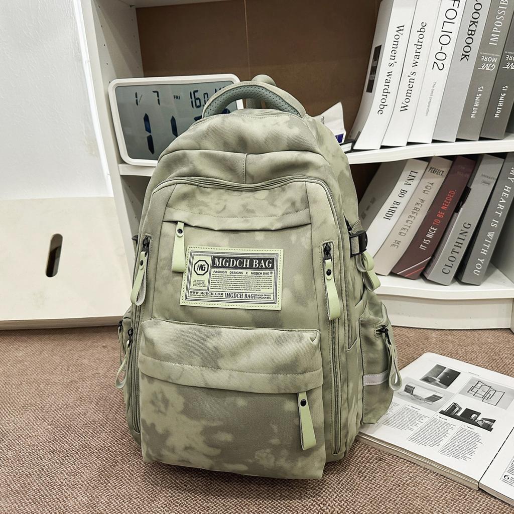 Schoolbag Korean version backpack large capacity junior high school quality schoolbag strong durable versatile leisure travel backpack