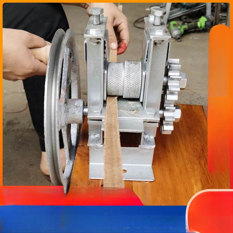 Small Electric Strip Breaking Machine Hand Cranked Opening Strip Layering Tool Bamboo Breaking Household Processing Layering