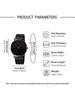 Fashionable casual temperament business watch simple and fashionable men's watch set