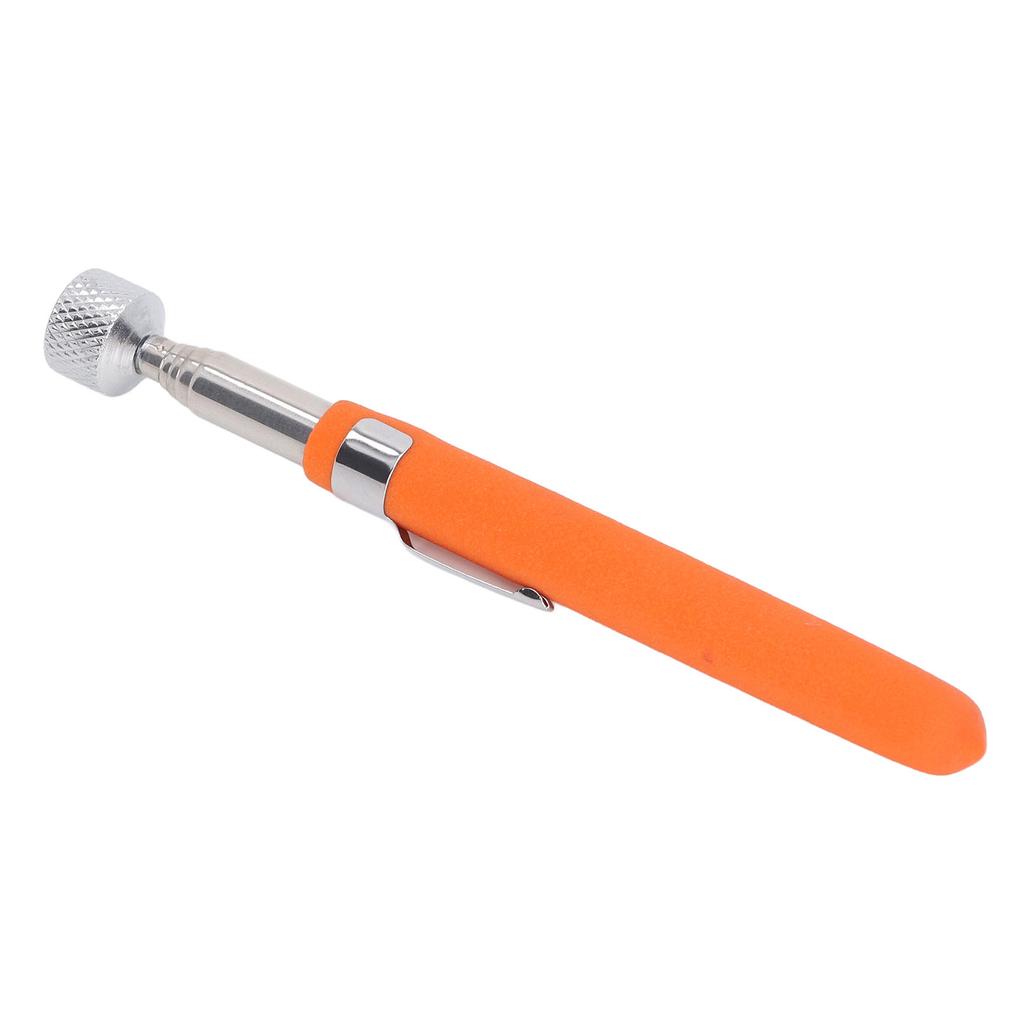 Telescoping Magnet Pickup Tool Portable Pen Clip Strong Suction Rubber Handle Retractable Magnetic Pick Up Stick 10lb