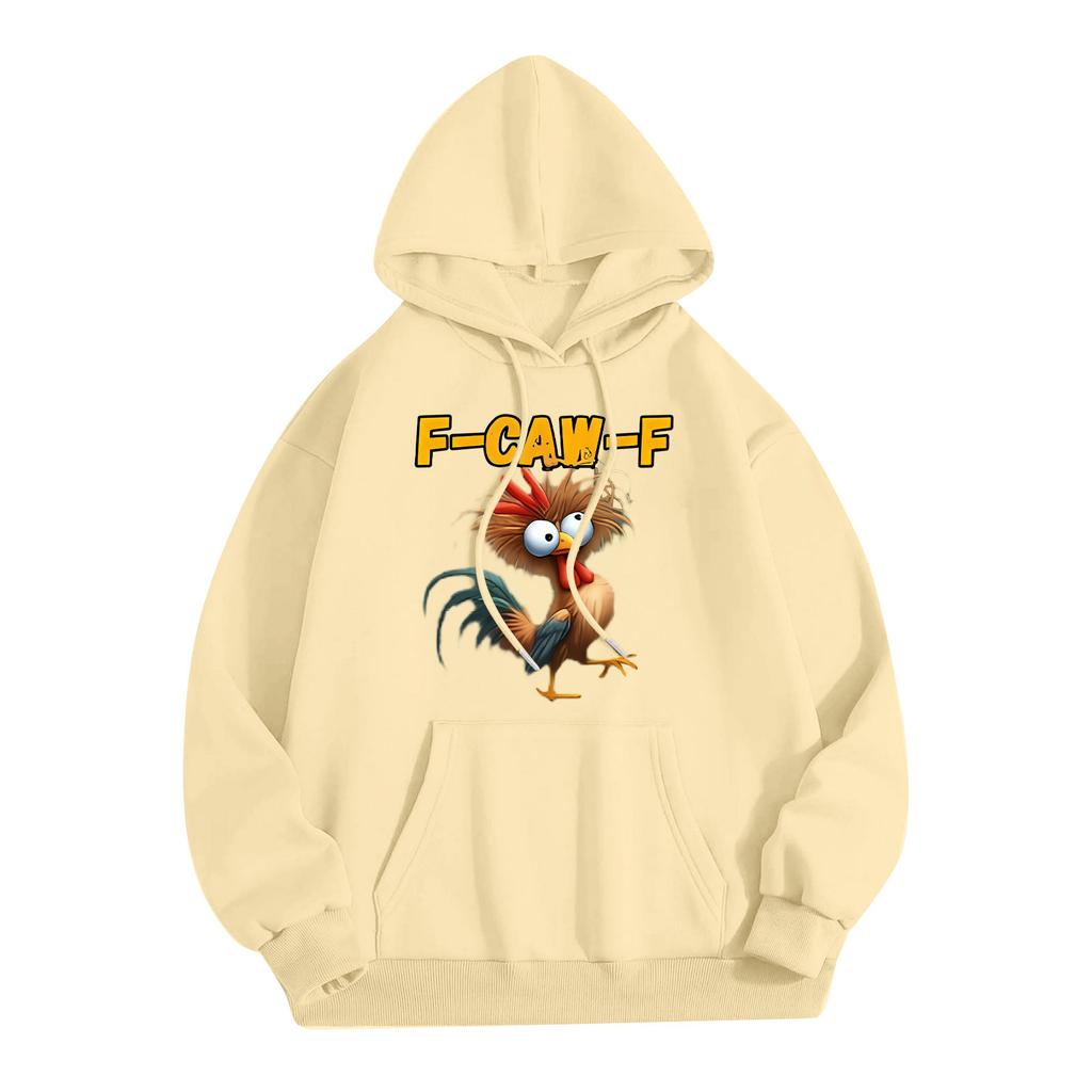 Women's Fashion Casual Long Sleeve Loose  Printed Sweatshirt