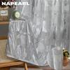 1 peça NAPEARL elegante padrão de flor jacquard artesanato tule cortina janela transparente para sala de estar quarto decoração de casa