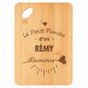 Planche À Découper / Plateau Apéro - PLANETEE - Rémy D'amour - Bambou - 30x20x1 Cm - Trou D'accroche Ø24 Mm