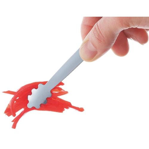 Tanabe Metal T=One Palm Condiment Tongs, Large, 2303, Silver