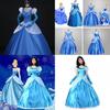 Premium Quality Gorgeous Princess Cinderella Cosplay Costume For Women With Accessories