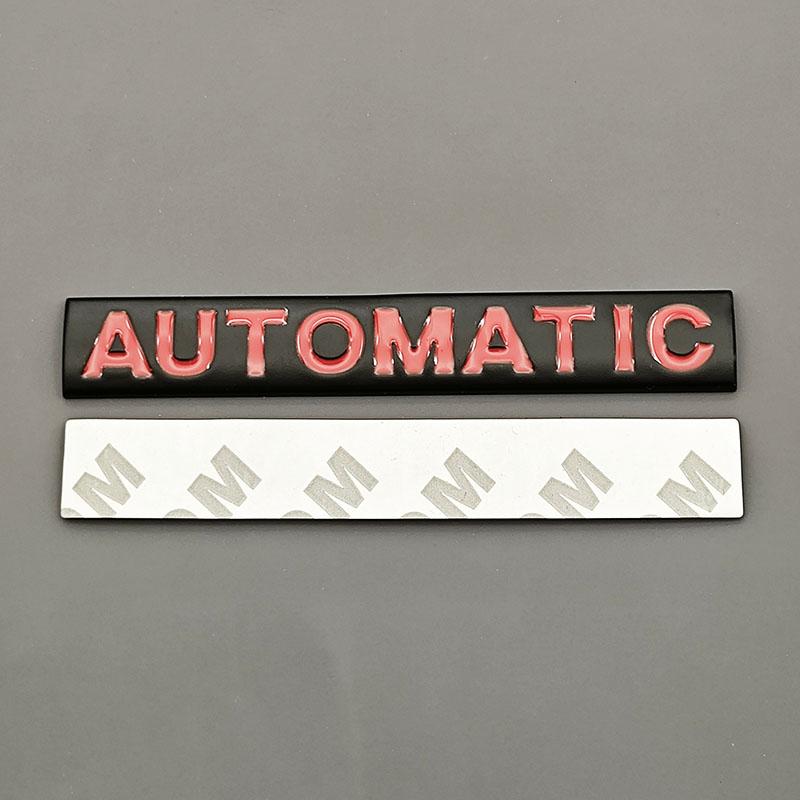 

3D Metal Chrome Zinc Alloy Car Styling Emblem Automatic Logo Car Badge Body Trunk Fender Adhensive Emblem Auto Accessories