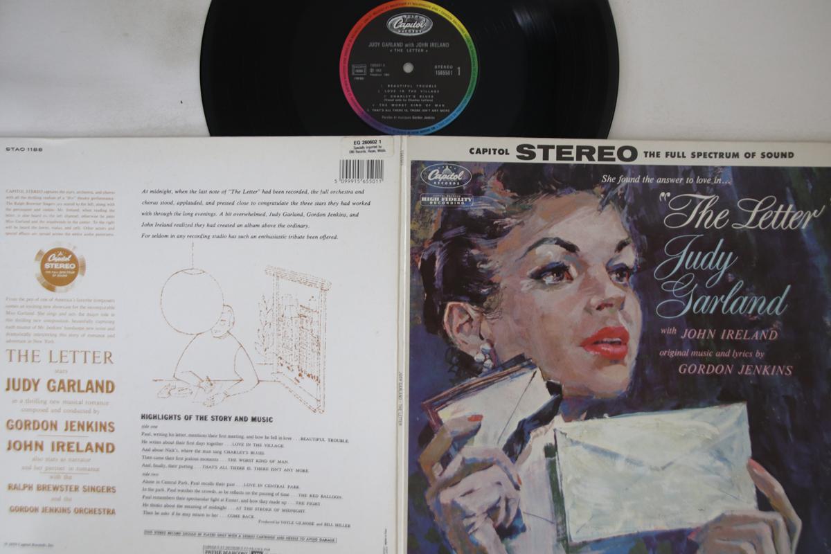 

LP Record JUDY GARLAND, JOHN IRELAND - Letter 1565501 CAPITOL 1985 France Jazz Used