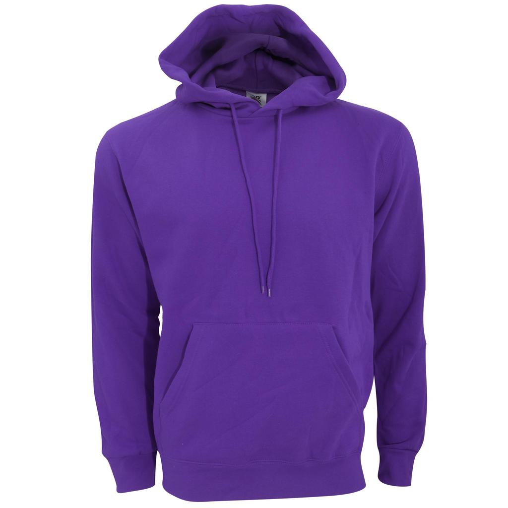 SG Mens Plain Hooded Sweatshirt Top / Hoodie