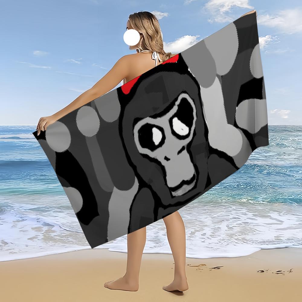 Towel Beach Bath Quick-Drying Lightweight Portable Sauna Camping Funny G-GorillaS T-Tag Game Swim Pool Travel